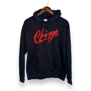 Nike Chicago Bulls Dri-Fit Cotton Pullover Hoodie M